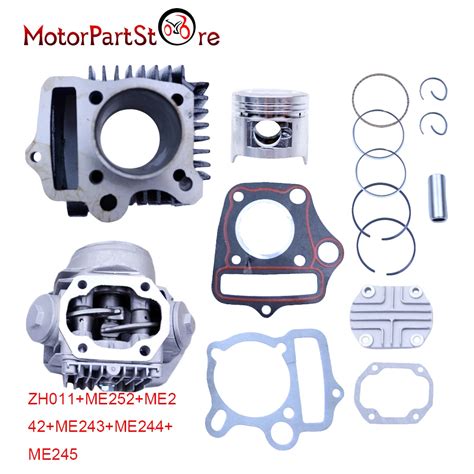 47mm Cylinder Head Piston Rings Gaskets Kit For Honda C90 Trail 90