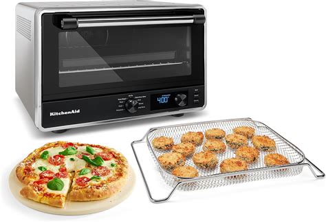 Kitchenaid Digital Countertop Oven With Air Fry And Pizza Stone Kco128cu Contour