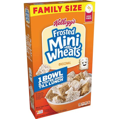 Kelloggs Breakfast Cereal Frosted Mini Wheats Original