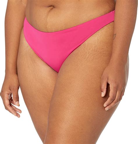 Amazon Bikini Lab Women S Core Solids Cinched Back Hipster Pant