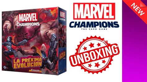 Marvel Champions Unboxing La Pr Xima Evoluci N Youtube