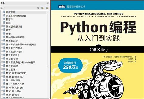 Python编程从入门到实践第3版pdf练习答案思考提升 哔哩哔哩