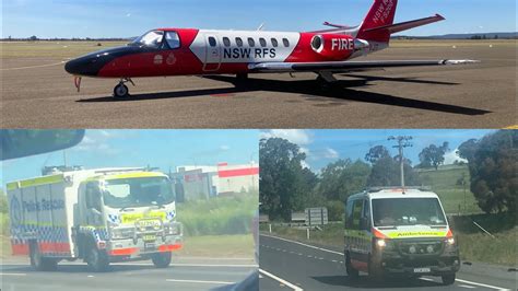 Nswrfs Nswpf Nswas Rural Fire Service Jet Police Rescue Car