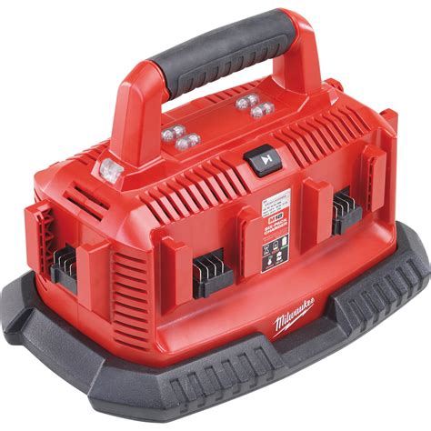 Milwaukee M Battery Multi Bay Charger Toolstation