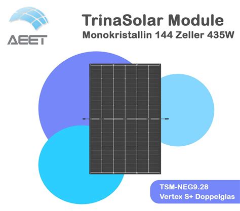 Solarmodule Trina Tsm Neg Rc Bifazial Vertex S Doppelglas