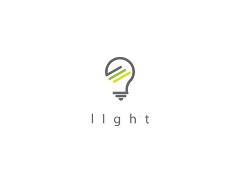 Light logo design free download vector