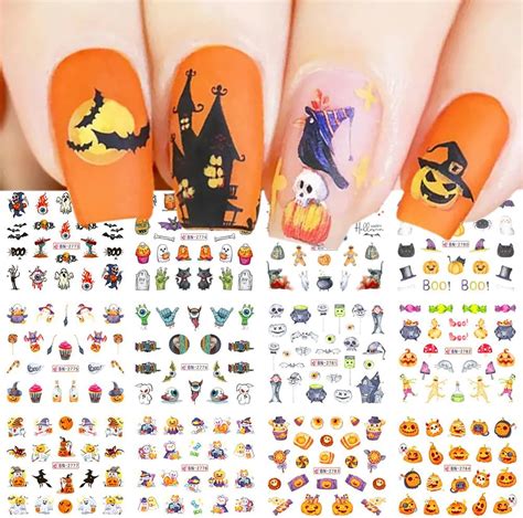 Halloween Nail Art Stickers Cute Halloween Nail Decals