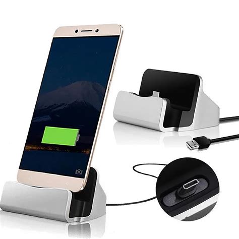 Tutuo Usb Type C Sync Charge Dock Charger Desktop Charging Cradle For