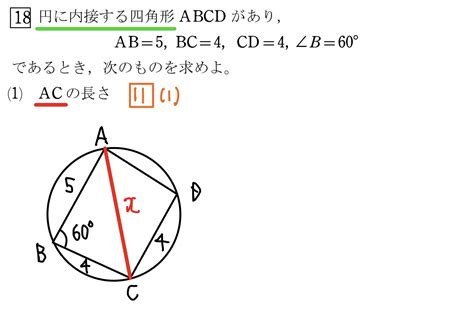 【高校数学i】円に内接する四角形の面積 ＃18 学校よりわかりやすい高校数学