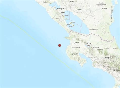 Strong And Shallow M Earthquake Hits Off The Coast Of Costa Rica