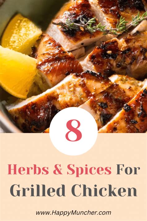 8 Best Herbs and Spices for Grilled Chicken - Happy Muncher