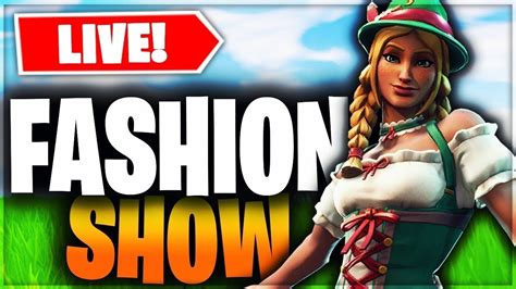 LIVE FORTNITE FASHION SHOW Skin Competition Best DRIP COMBO WINS