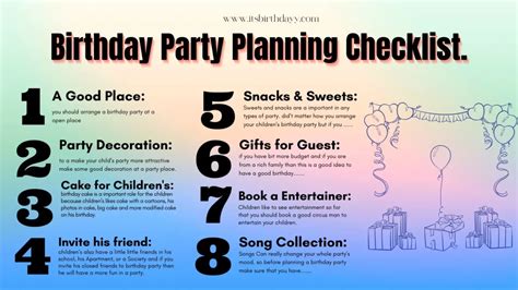 The Ultimate Guide To Planning A Birthday Party For Children