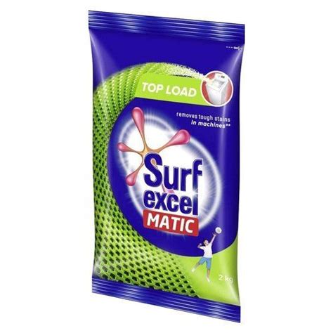 Lemon Surf Excel Matic Detergent Powder Kg Packs With Pleasant