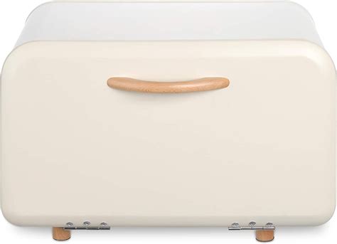 Navaris Bread Bin Metal Bread Box Μεταλλική Ψωμιέρα Κουτί