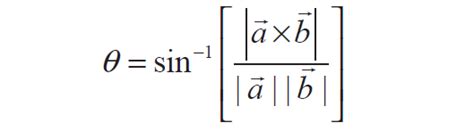 Kanoe O Vypo I An Cross Product To Calculate Angle Between Evctors