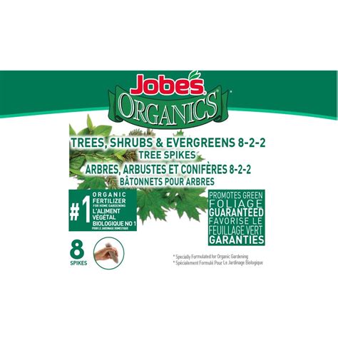 Jobe S Organics Organics Tree And Evergreen Fertilizer Spikes The Home Depot Canada