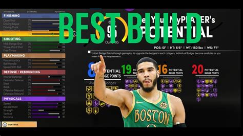 The Best Nba K Next Gen Small Foward Jayson Tatum Build All Around