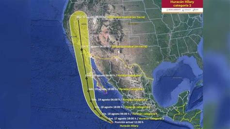 Huracán Hilary Estos Son Los Estados Que Podría Afectar Diario Del Yaqui