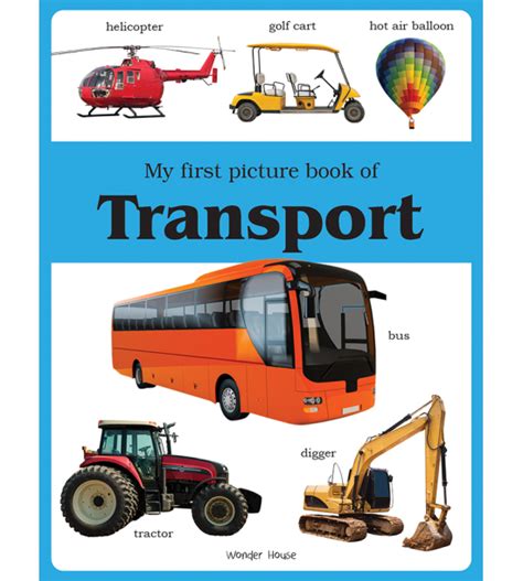 My First Picture Book Of Transport Picture Books For Children