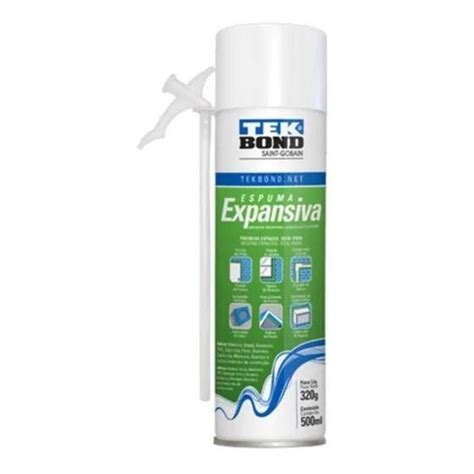 Espuma Expansiva Adesivo Poliuretano Tekbond 500ml Espuma Expansiva