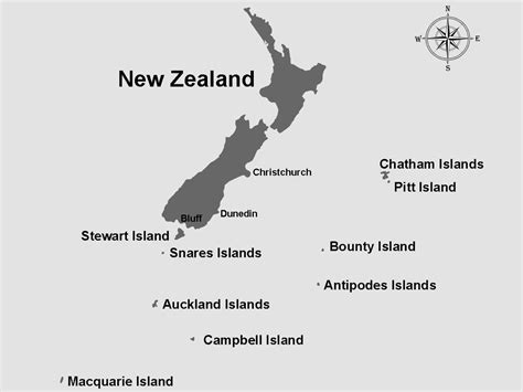 New Zealand Sub Antarctic-Land Islands - New zealand