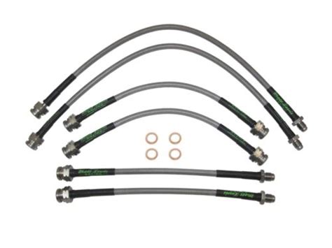 Peugeot Gti Stainless Steel Braided Brake Lines Hoses Pipes Kit