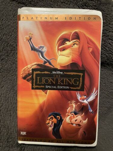 The Lion King Special Edition VHS RARE BLUE TAPE Disney Platinum