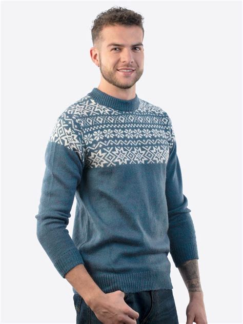 Mens Fair Isle Sweater Annapurna” Fair Isle Sweater Fair Isle Men