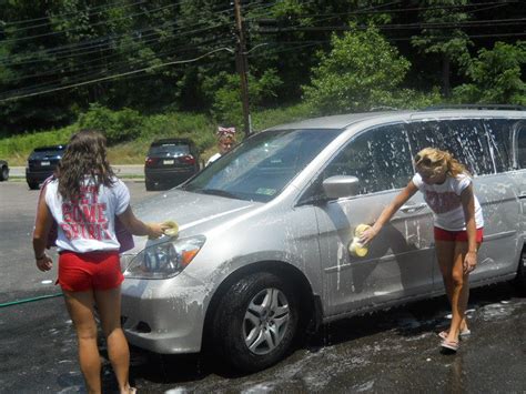 Cheerleader Car Wash Raises Cold Cash On A Hot Day Peters PA Patch