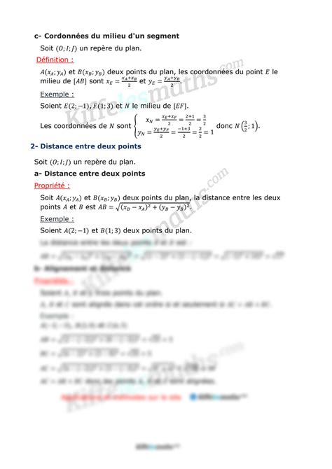 Solution Chapitre Reperage Et Configuration Dans Le Plan Studypool