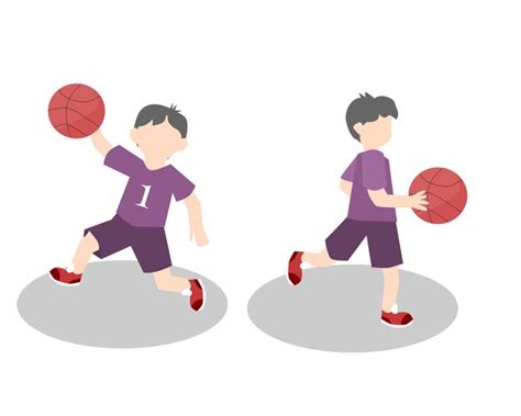 Ilustração de menino fofo jogando basquete Vetor Premium