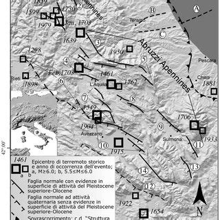 Schema Sismotettonico Dell Area Colpita Dal Terremoto Del