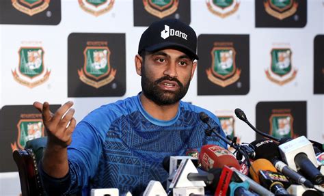 Tamim Iqbal attends a press conference | ESPNcricinfo.com