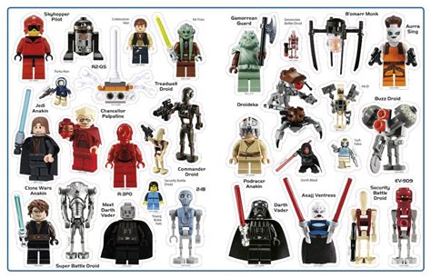 LEGO Star Wars Minifigures Ultimate Sticker Collection Shari Last