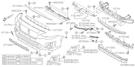 2020 Subaru Crosstrek 2 0L CVT Premium W Eyesight Bumper Cover Fog