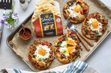 Breakfast Naan Egg Bake Stonefire Authentic Flatbreads