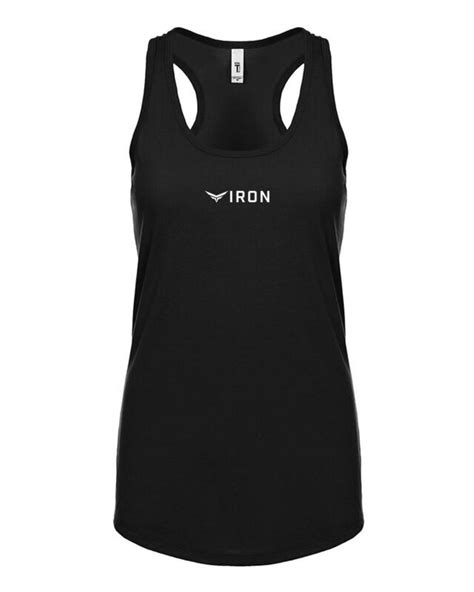 Iron Classic Rubber Tank Black And White