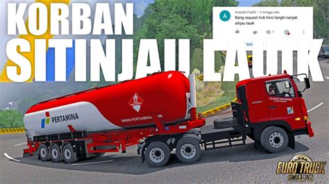 INSIDEN TRUK TANGKI PERTAMINA GAGAL NANJAK DI TANJAKAN SITINJAU LAUIK