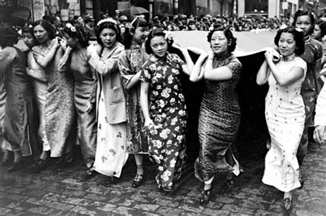 历史老照片：1938年纽约华人举行的抗日游行 搜狐大视野 搜狐新闻