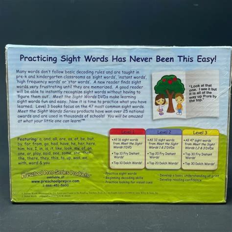 Preschool Prep Company Meet The Sight Words 12 Easy Reader Books Level 3 For Sale Online Ebay