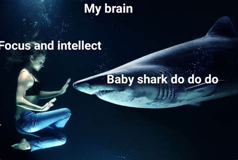 Baby shark haunts me forever : r/memes