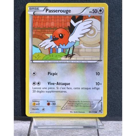 Carte Pok Mon Passerouge Xy Vigueur Spectrale Neuf Fr