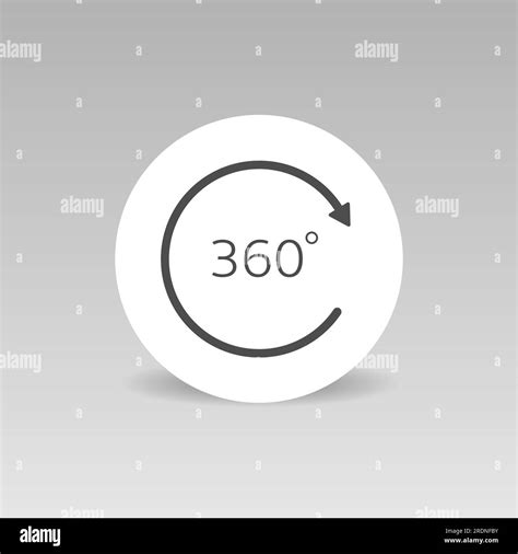 360 Degree Angle Icon Vector Illustration Stock Vector Image And Art Alamy