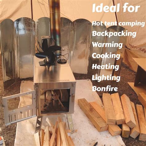 Buy Danchel Outdoor Hs Hot Tent Stoves Wood Burning Portable With