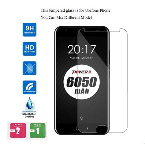 Pcs Premium Tempered Glass Screen Guard Protector Film For Ulefone