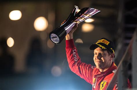 Singapore Grand Prix 2019 Vettel Dedicates Victory To Fans After