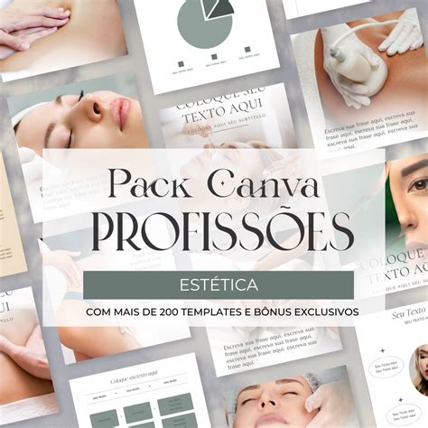 ESTETICISTA Pack canva profissões Camila Beckeer Hotmart