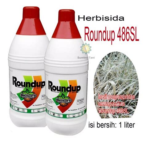 Jual Obat Rumput Roundup Liter Obat Pengendali Gulma Herbisida