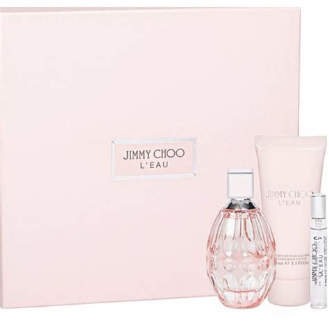 Jimmy Choo Leau T Set For Women 90ml Edt Perfumed Body Lotion 7